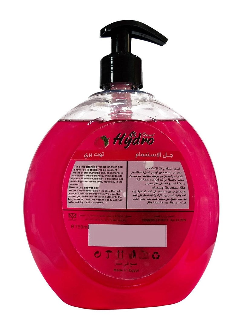 Hydro Stand Shower Gel Cranberry 750ml  - Image 4
