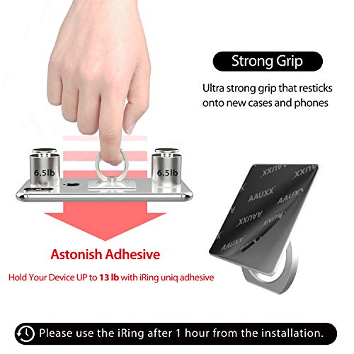 iRing Original, Made in Korea, Phone Ring Holder, Cell Phone Grip Stand, Compatible with iPhone, Galaxy, and Other Smartphones.(Pearl White) - Image 2