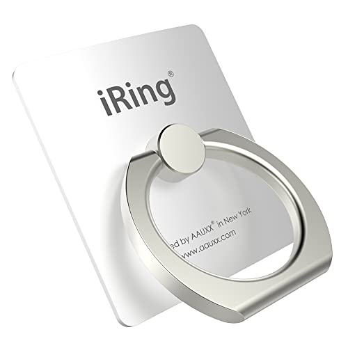 iRing Original, Made in Korea, Phone Ring Holder, Cell Phone Grip Stand, Compatible with iPhone, Galaxy, and Other Smartphones.(Pearl White) - Image 1