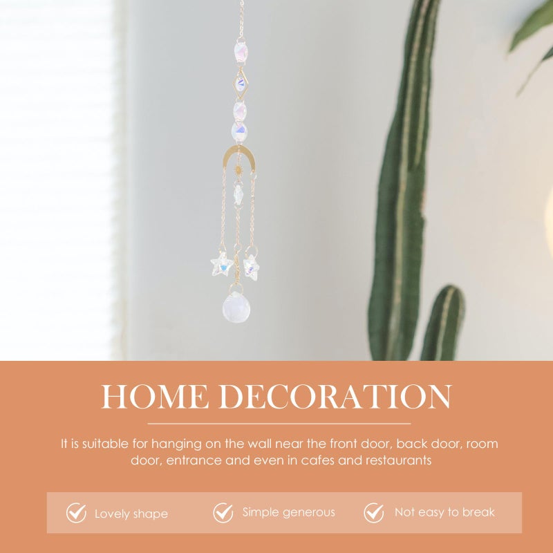 Set of 3 Glass Ball Sun Catcher Prism Pendant for Window Garden Patio Outdoor Decor - Image 5