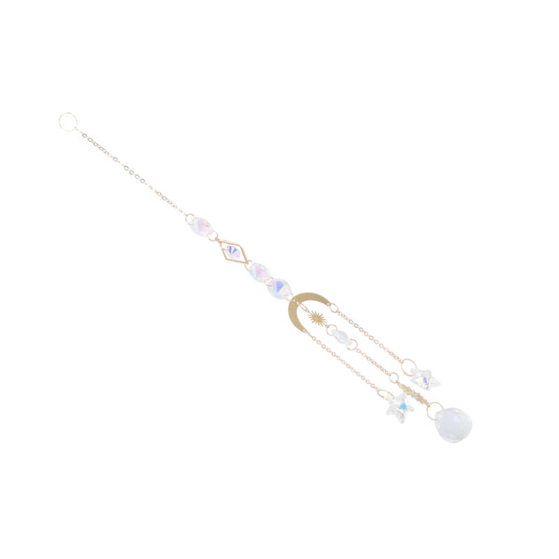 Set of 3 Glass Ball Sun Catcher Prism Pendant for Window Garden Patio Outdoor Decor - Image 2