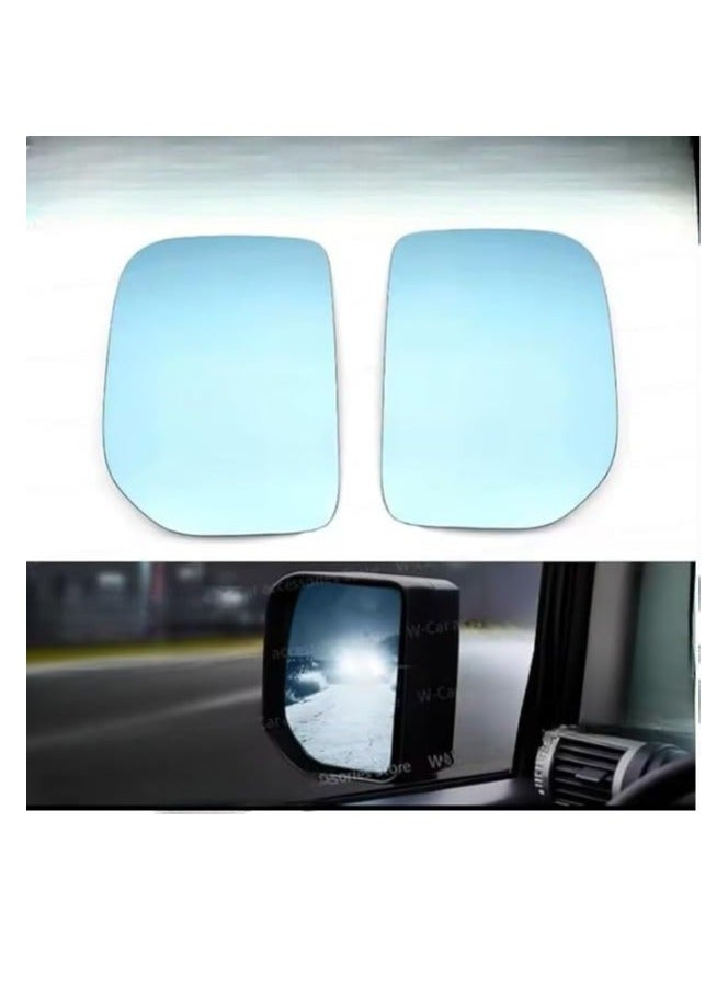 Generic Side Rearview Mirror Blue Glass Lens Fit For Toyota FJ Cruiser 2007-2024 Wide View Anti Glare Side Door Mirror Wing  - Image 4