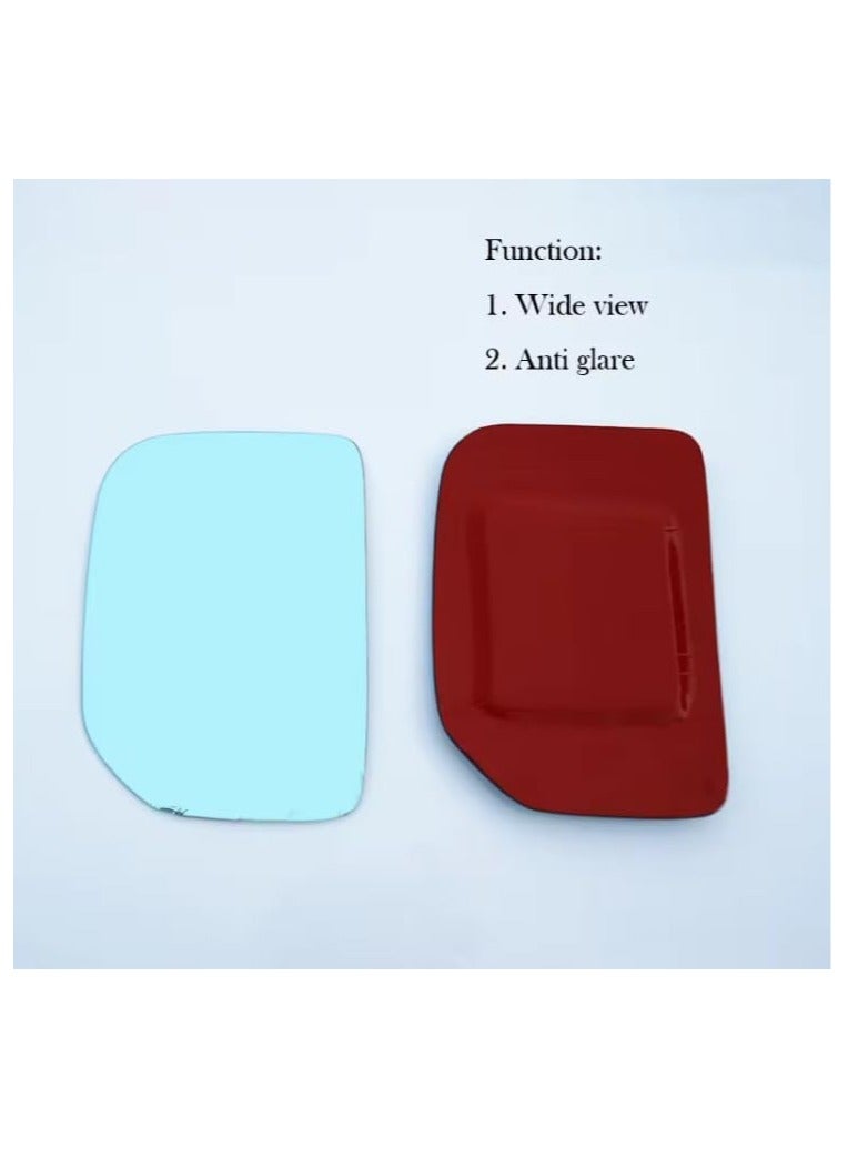 Generic Side Rearview Mirror Blue Glass Lens Fit For Toyota FJ Cruiser 2007-2024 Wide View Anti Glare Side Door Mirror Wing  - Image 3