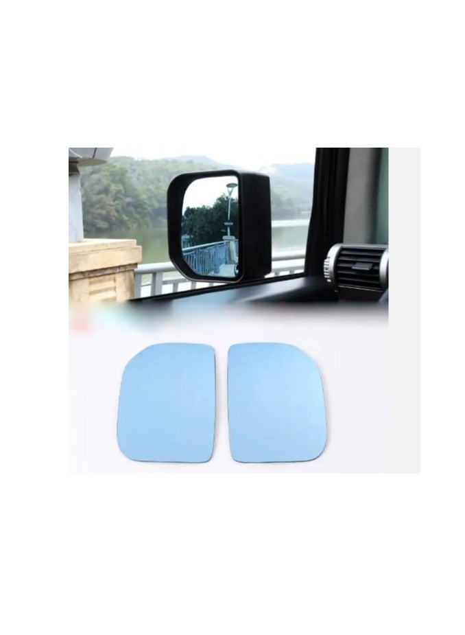 Generic Side Rearview Mirror Blue Glass Lens Fit For Toyota FJ Cruiser 2007-2024 Wide View Anti Glare Side Door Mirror Wing  - Image 2