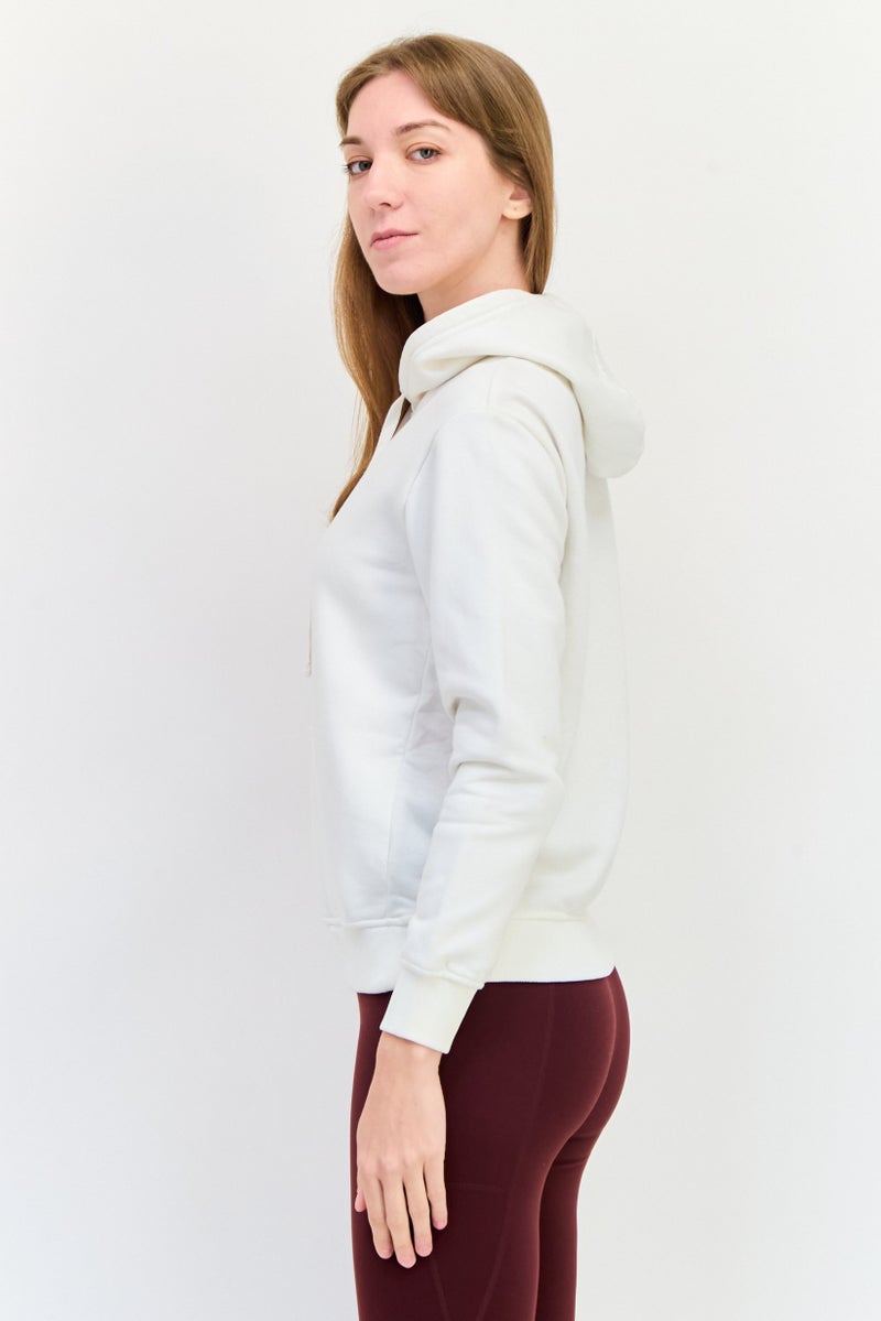 SKECHERS Women Sportswear Fit Long Sleeves Outdoor Hoodie, White  - Image 2