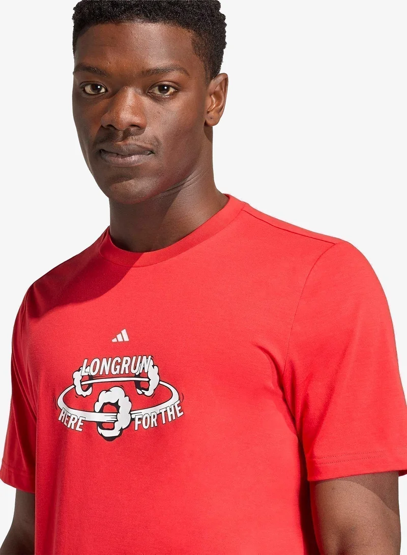 Adidas For The Long Run Graphic T-Shirt