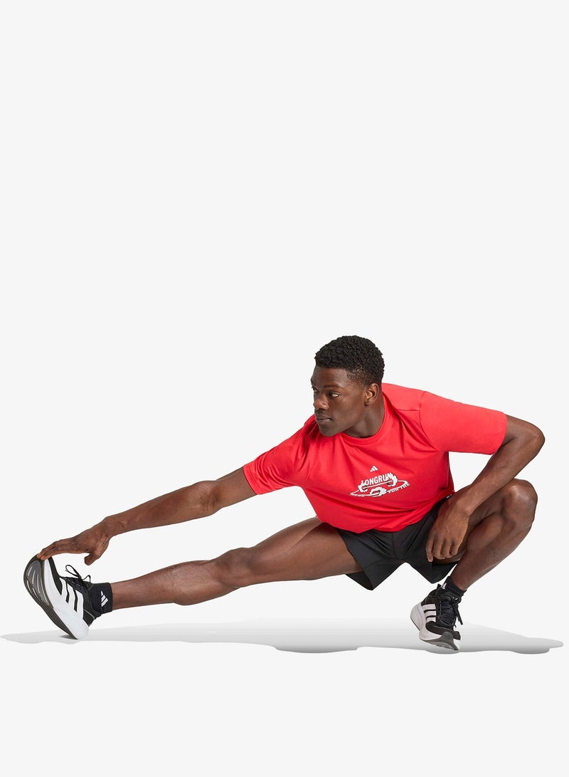 Adidas For The Long Run Graphic T-Shirt - Image 5