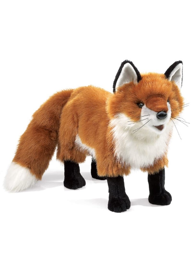 Folkmanis Folkmanis Red Fox Hand Puppet, Rust, White, Black, 1 EA  - Image 1