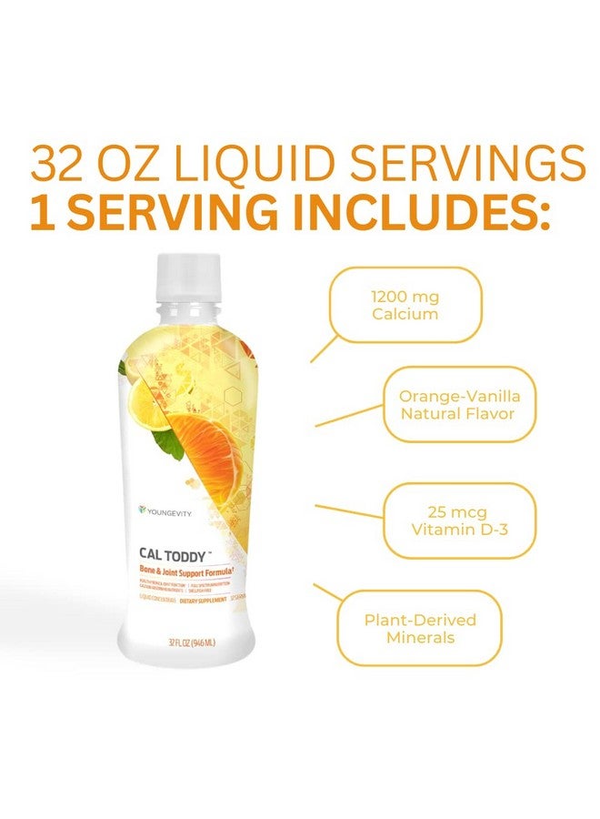 Youngevity Cal Toddy™ - Calcium (Citrate, Phosphate) Magnesium 1,200mg/600mg-Vitamins D-3, Zinc, Copper, Potassium, Boron and 70+ Trace Mineral Cofactors - Supports Bone Health-32 Fl Oz (Pack of1) - Image 4