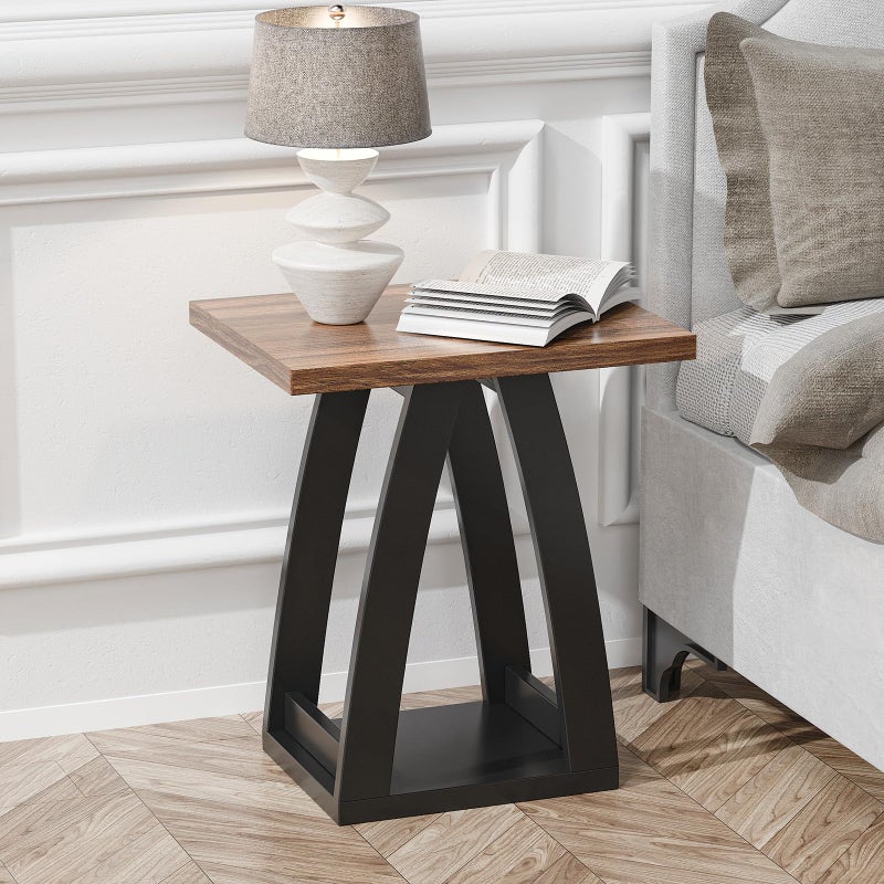 FROMJBEST End Table, Side Table, Nightstand, Sofa Side Table with Shelf, Modern End Table for Living Room, Bedroom - Image 4