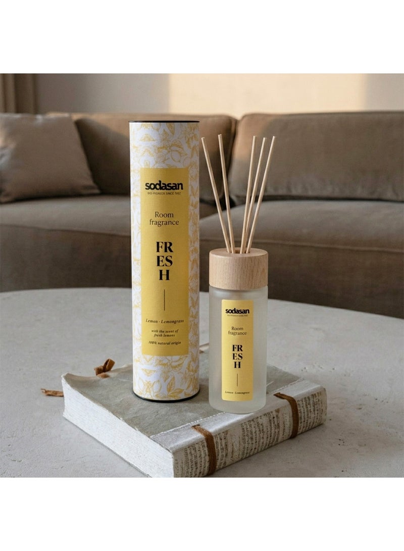 sodasan 100% Natural Room Fragrance - Lemon Lemongrass - FRESH 200ML - Image 2