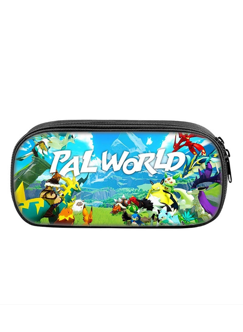 مقلمة فانتوم بيست بالو من Palworld ذات سعة كبيرة حقيبة أدوات مكتبية للطلاب صندوق أدوات مكتبية - Image 1