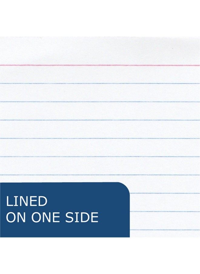 Roaring Spring Mini Index Cards 3"X2.5" 200 Count 100 White Ruled Paper In Convent Tray Holder Blank On Back  - Image 4