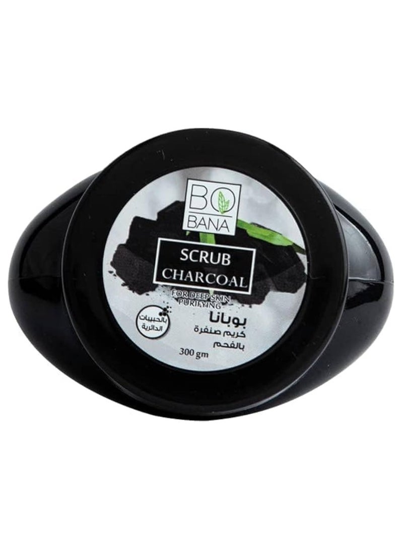 بوبانا مقشر الجسم المنقي بالفحم - تنظيف عميق وتقشير (300 جرام) - Image 3
