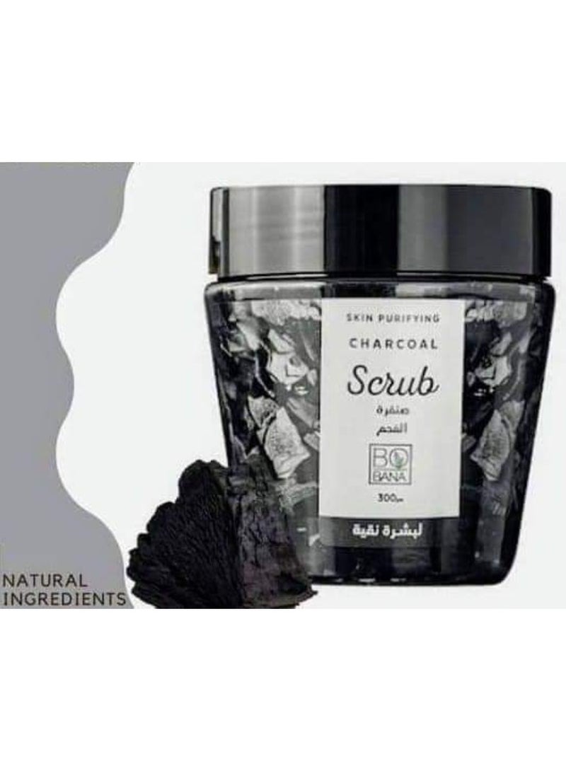 بوبانا مقشر الجسم المنقي بالفحم - تنظيف عميق وتقشير (300 جرام) - Image 2