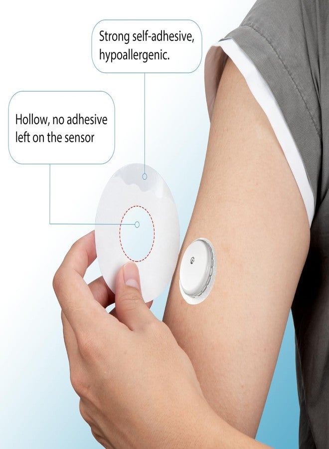 SQUISHCO 15pcs Freestyle Sensor Sticker,Self Adhesive Patches for FreeStyle Libre 3 Sensor,Waterproof Sensor Covers Patch Stickers Pad,Flexible Sensor Sticker Fix Your Sensor On Arm - Image 4