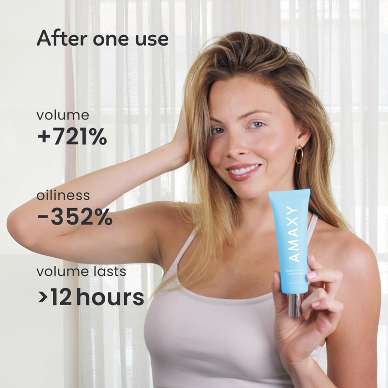AMAXY Wet Dry Shampoo Gel | Instant Freshness & Volume, Oil Absorption, Non-Aerosol, Powder-Free, Scalp-Friendly, Cleansing & Comfort with Natural Ingredients - Image 3