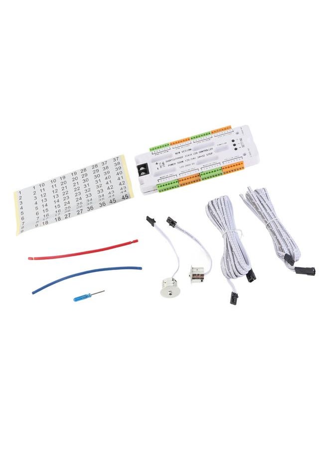 Thoraya - Motion Sensor LED Stair Light Controller Intelligent Automatic Cascaded Staircase Ladder Step Light Controller for Stairway Light - Image 1