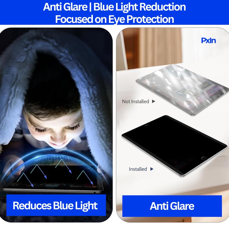 Pexin Tablet Privacy Guard compatible with Samsung Galaxy Tab 3 7.0 (T211) | Privacy screen protector | Anti Glare | Anti Spy | Reduces blue light | Self healing from scratches | Eye Protection - Image 3