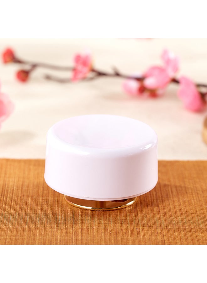 Hg Wooden Diy Music Box Rotating Base Music Box Creative Handmade Clay Model Wooden Pile Machine-Color:Wood Grain Shell Movement (qian And Qianxun Music) Diameter 6.7cm  - Image 3