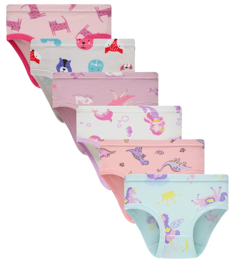 Hahan Soft Panties Little Girls Underwear Kids Toddler Briefs 3/4T - Image 1