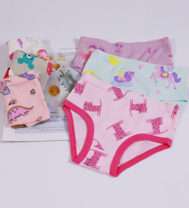 Hahan Soft Panties Little Girls Underwear Kids Toddler Briefs 3/4T - Image 5