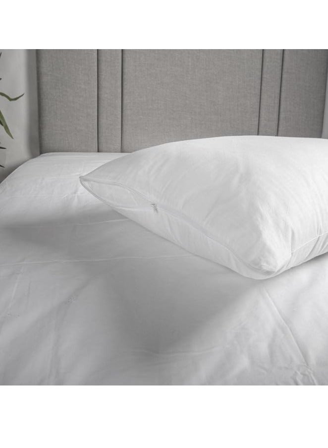 Taki pillow protector - 50 x 70 cm, perfect protection for your pillow from wetness and bacteria, soft cotton material and excellent ventilation for a healthy and comfortable sleep  - Image 2