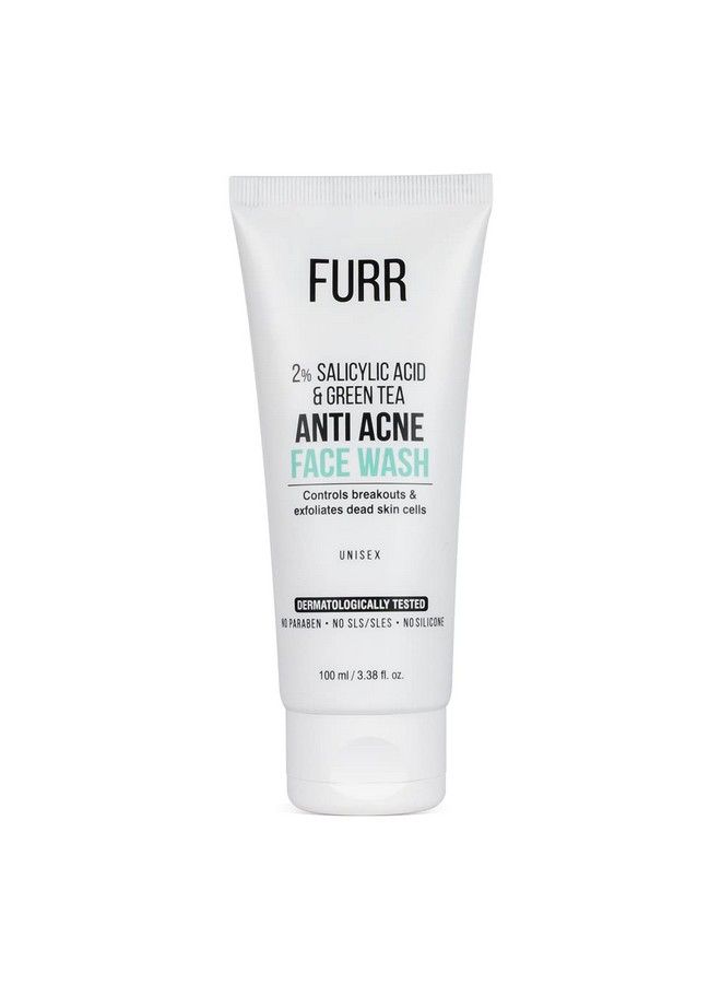 Furr 2% Salicylic Acid & Green Tea Anti Acne Face Wash - Image 3