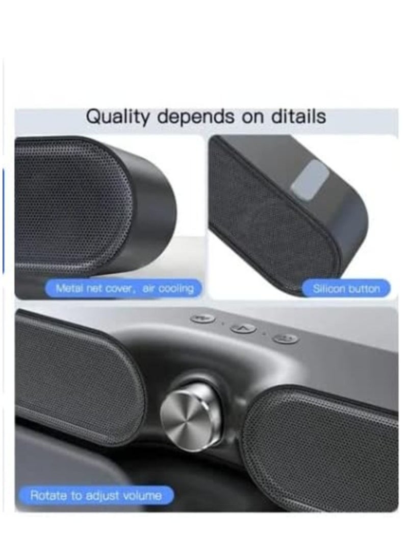 Yesido - YESIDO YSW05 Rechargeable Stereo Bass Bluetooth 5.0 Speaker Music Player Subwoofer Support TF U-Disk. - Image 1