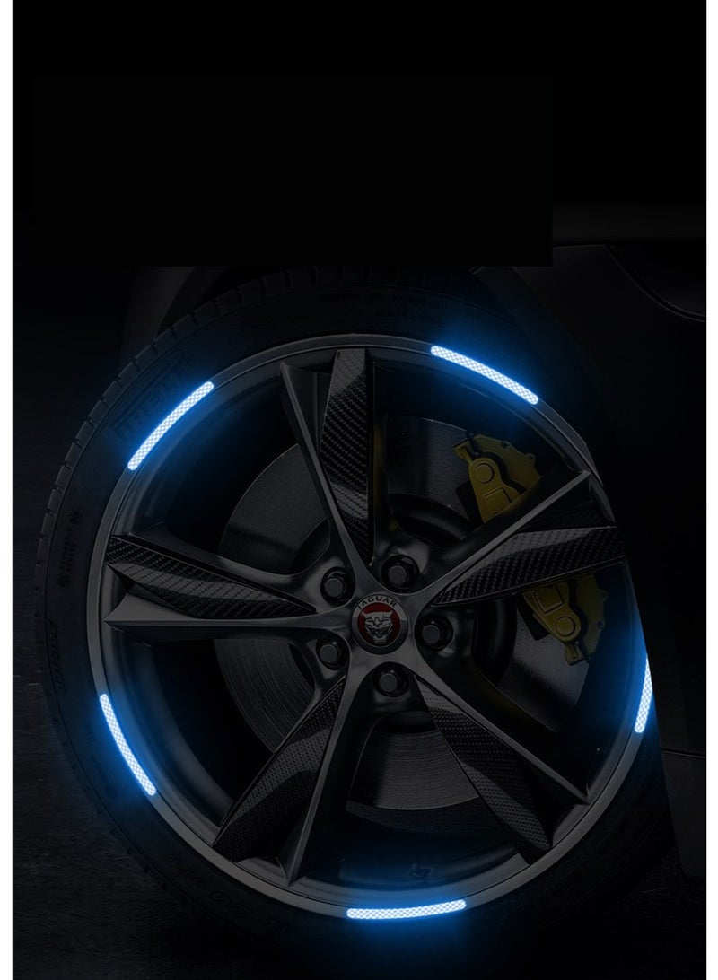 Reflective Car Wheel Rim Stickers 20pcs Night Safety Warning Car Stickers Anti-Scratch - Image 3