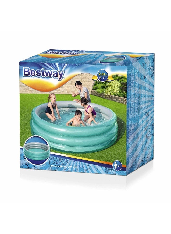 Bestway Big Metallic 3-Ring Paddling Pool (201 x 53 m) - Image 1