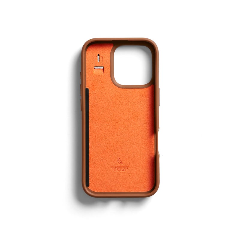 Bellroy Phone Case â€“ 3 Card for iPhone 16 Pro (Leather iPhone case, Phone Wallet) - Sienna - Image 2