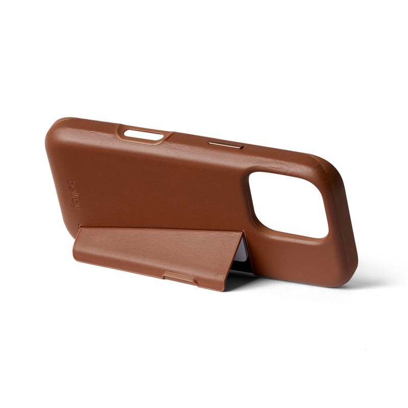 Bellroy Phone Case â€“ 3 Card for iPhone 16 Pro (Leather iPhone case, Phone Wallet) - Sienna - Image 5