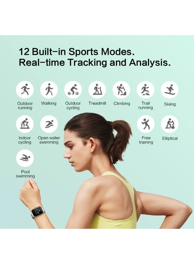 Smart Watch for Women, Men, Girls, Boys – 1.69" Color Screen, Heart Rate, Fitness Tracker, IP68 Waterproof, 8-Day Battery, Bluetooth 5.0 - Image 3