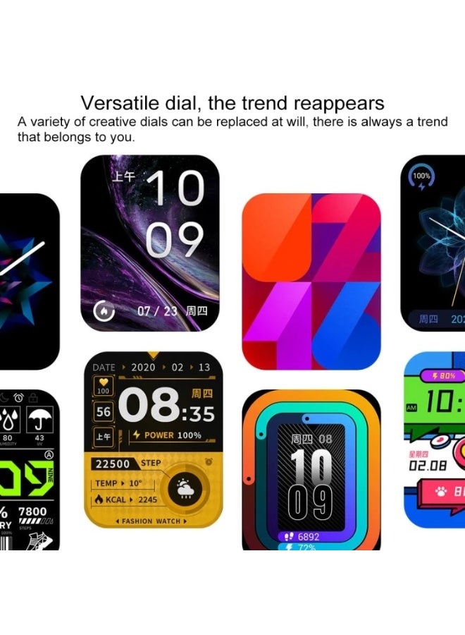 Smart Watch for Women, Men, Girls, Boys – 1.69" Color Screen, Heart Rate, Fitness Tracker, IP68 Waterproof, 8-Day Battery, Bluetooth 5.0 - Image 2