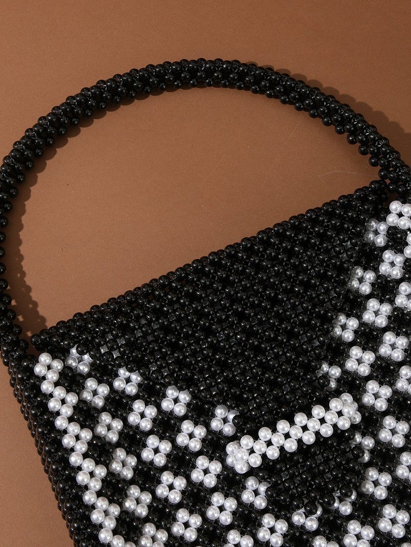 Acrylic Pearl Handmade Bag - Women’s Lightweight Clutch for Wedding & Evening - Image 4