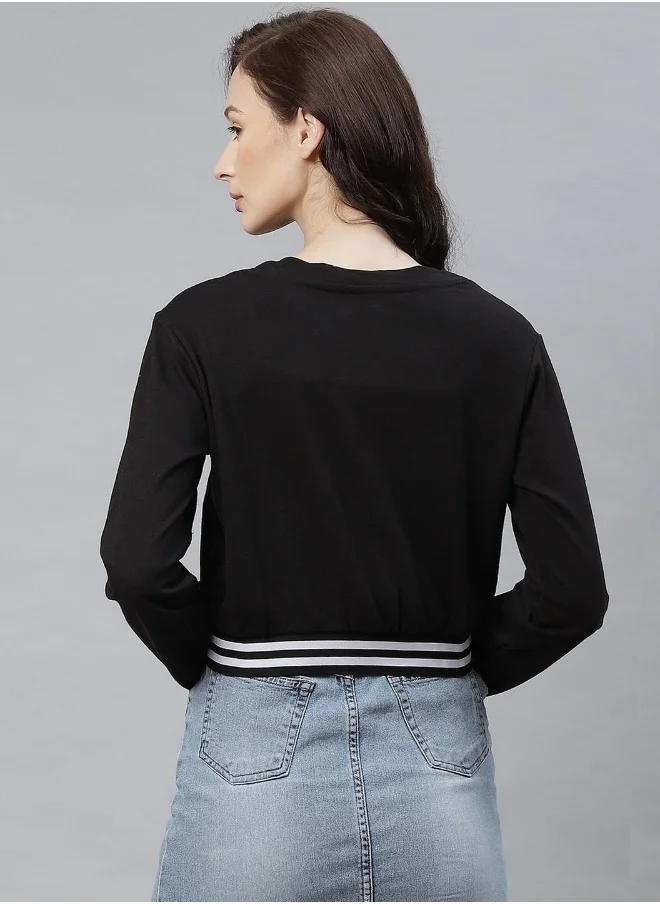 هوبرهولمي Black Sweatshirt For Women