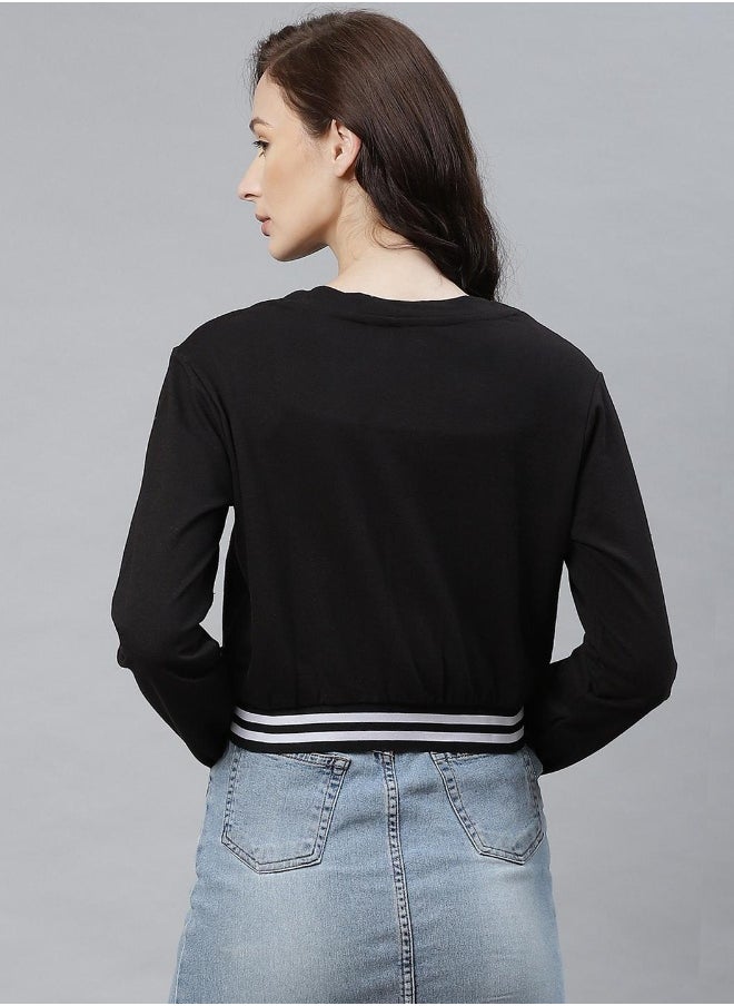 Hubberholme Black Sweatshirt For Women  - Image 2