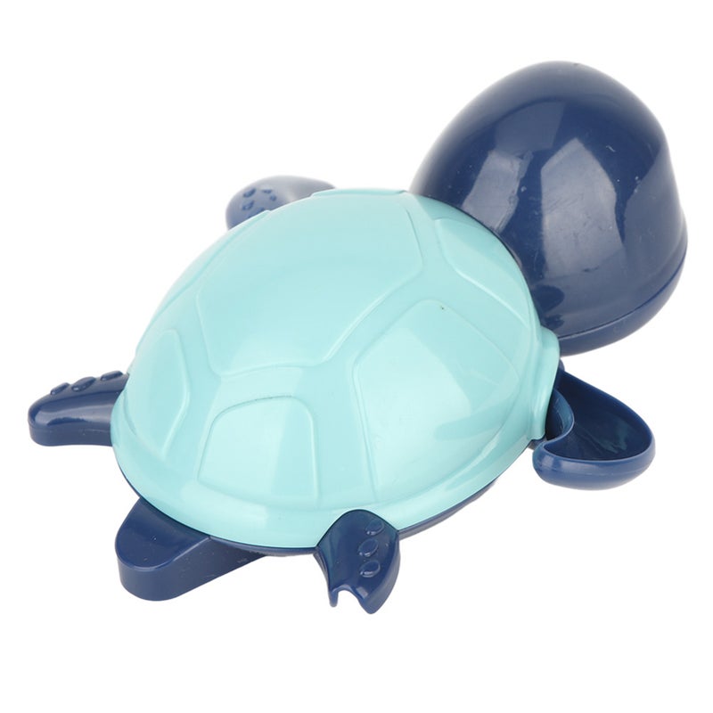 Blue Baby Bath Thermometer: Cartoon Turtle Design, Safe Durable ABS Material - Accurate Clearly Marked Scale, Room & Water Temperature Monitor for Baby Bathtub Bath Time - Image 3