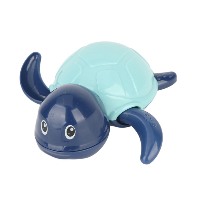 Blue Baby Bath Thermometer: Cartoon Turtle Design, Safe Durable ABS Material - Accurate Clearly Marked Scale, Room & Water Temperature Monitor for Baby Bathtub Bath Time - Image 4