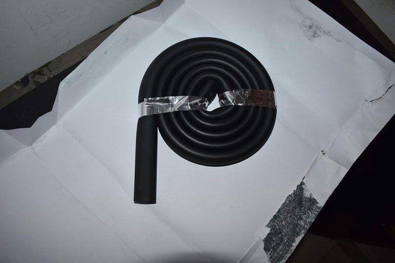 EVNCOM Insulation Tube Air Conditioner Nitrile Tube Pipe Cover Rubber Tube Heat and Cold Insulated Tube Thermal Insulation Size 6 Feet Length 1/2 Id * 1/4 Thk 13mm Inner Diameter * 6mm Thk - Image 3