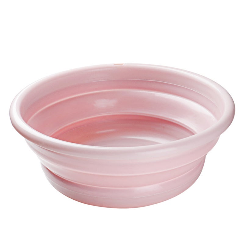 Foldable Wash Basin Camping Multi-Purpose Outdoors Collapsible Wash Basin with Hanging Hole Lightweight Portable Plastic Basin Space-Saving for Home Kitchen Bathroom Dorm Travel Business Trip - Image 1