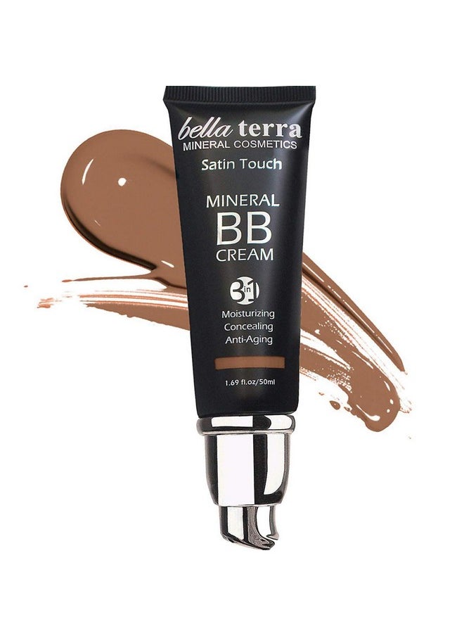 Bellaterra Cosmetics - Bellaterra Cosmetics BB Cream, Tinted Moisturizer, Mineral Foundation, All Shades 1.69oz - Dark Tan 107 - Image 1