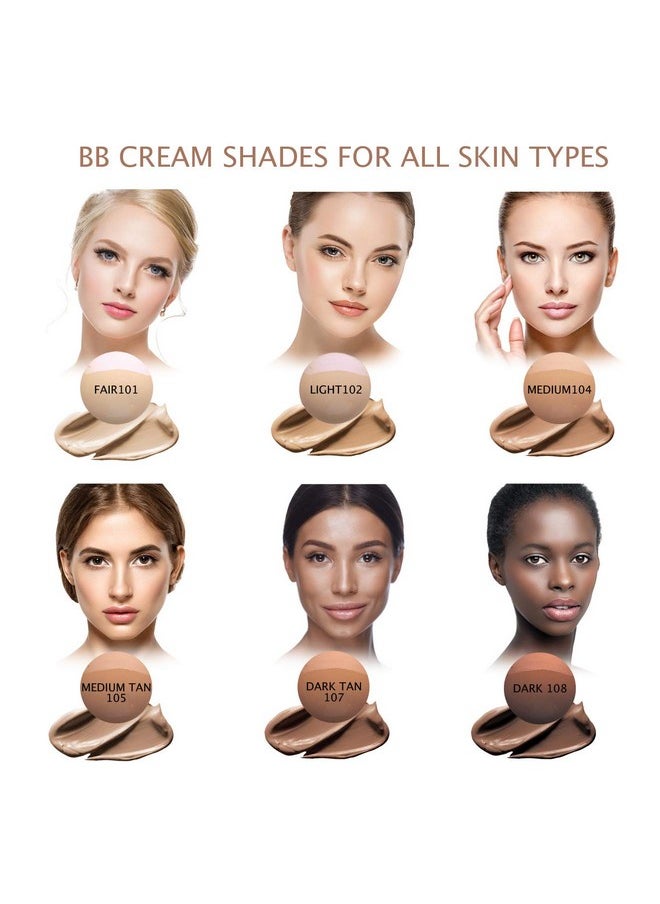 Bellaterra Cosmetics - Bellaterra Cosmetics BB Cream, Tinted Moisturizer, Mineral Foundation, All Shades 1.69oz - Dark Tan 107 - Image 1