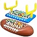 Leitee 2 Pcs Inflatable Football Drink Cooler Football Party Decoration Inflatable Field Cooler Ice Serving Bar Food Container for Summer Sport Birthday Party Favor SuppliesBlue Brown - Image 2