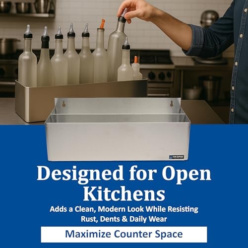 San Jamar Speed Rails Double Rails with 10 Quart Capacity for Kitchen, Bar, and Restaurants, Stainless Steel, 10 Quarts, Silver - Image 3