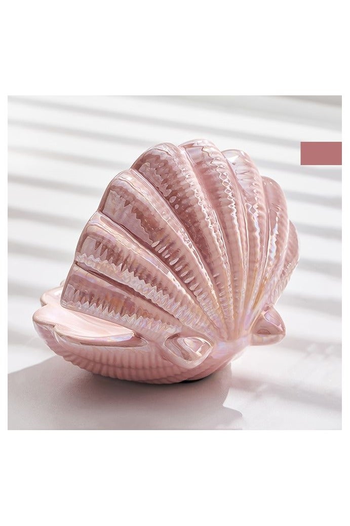 HOMESTAR Ceramic Shell Jewelry Tray for Entryway Decorative Trinket Dish and Holder Elegant Storage for Keys and Accessories Unique Home Decor - Image 2