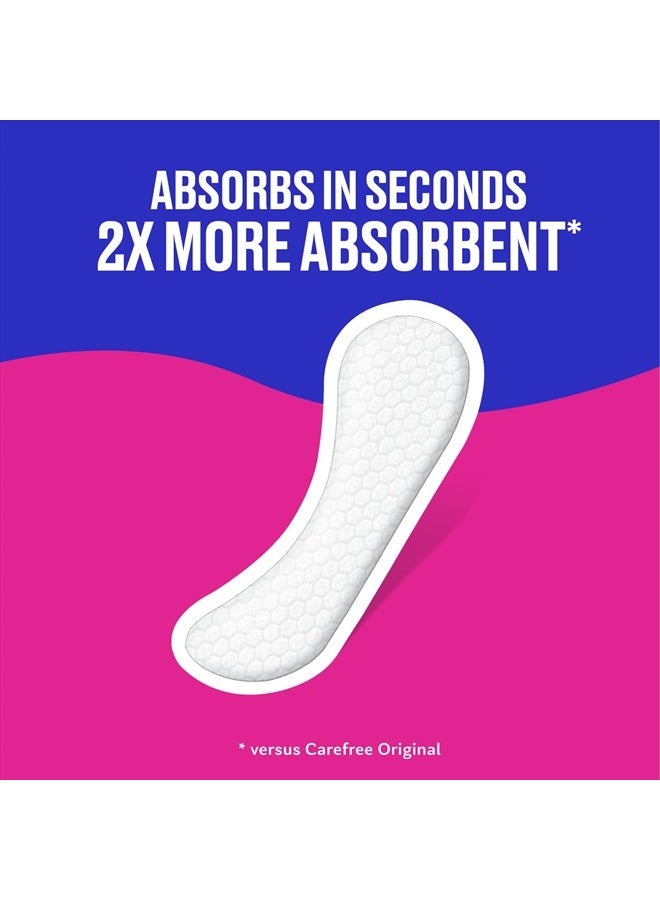 Carefree Panty Liners, Extra Long Liners, Wrapped, Unscented, 93ct (Packaging May Vary) - Image 4