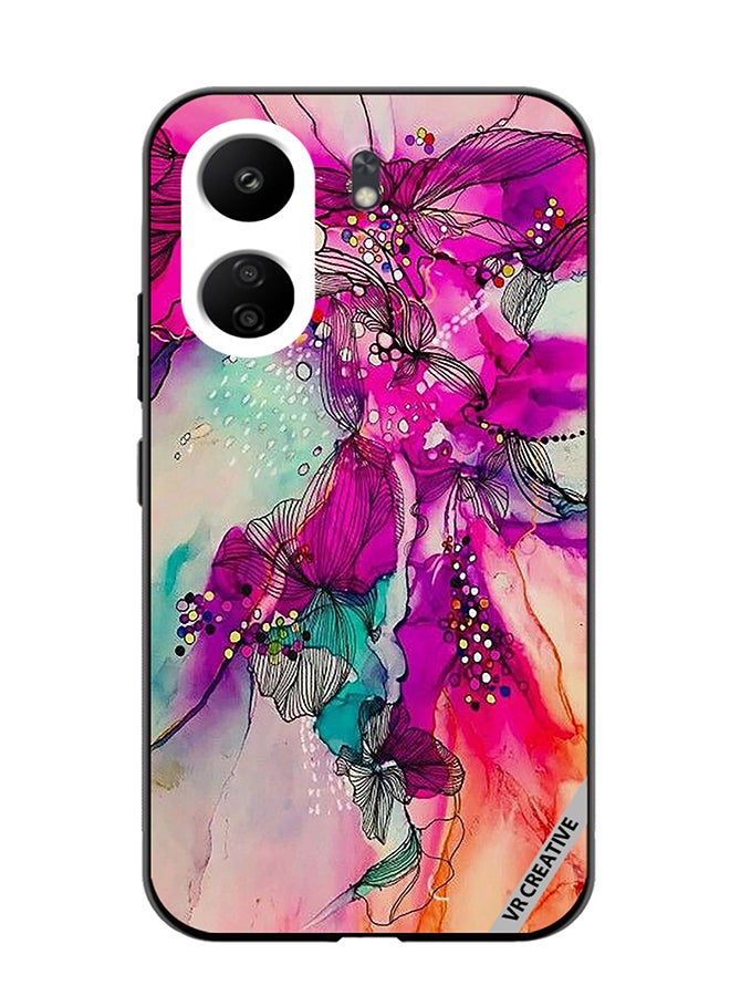 VR CREATIVE Protective Case Cover For Xiaomi Redmi 13C Aesthetics Painting Design  Multicolour - Image 1