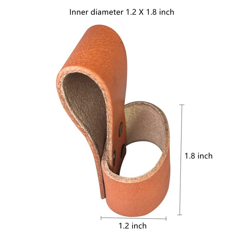 Sanseenia Hammer Holster, Hammer Holder for Tool Belt, Hatchet Holster Axe Hammer Loop for Belt, Multi Tool Small Hammer Hatchet Carrier Holster (Brown) - Image 2